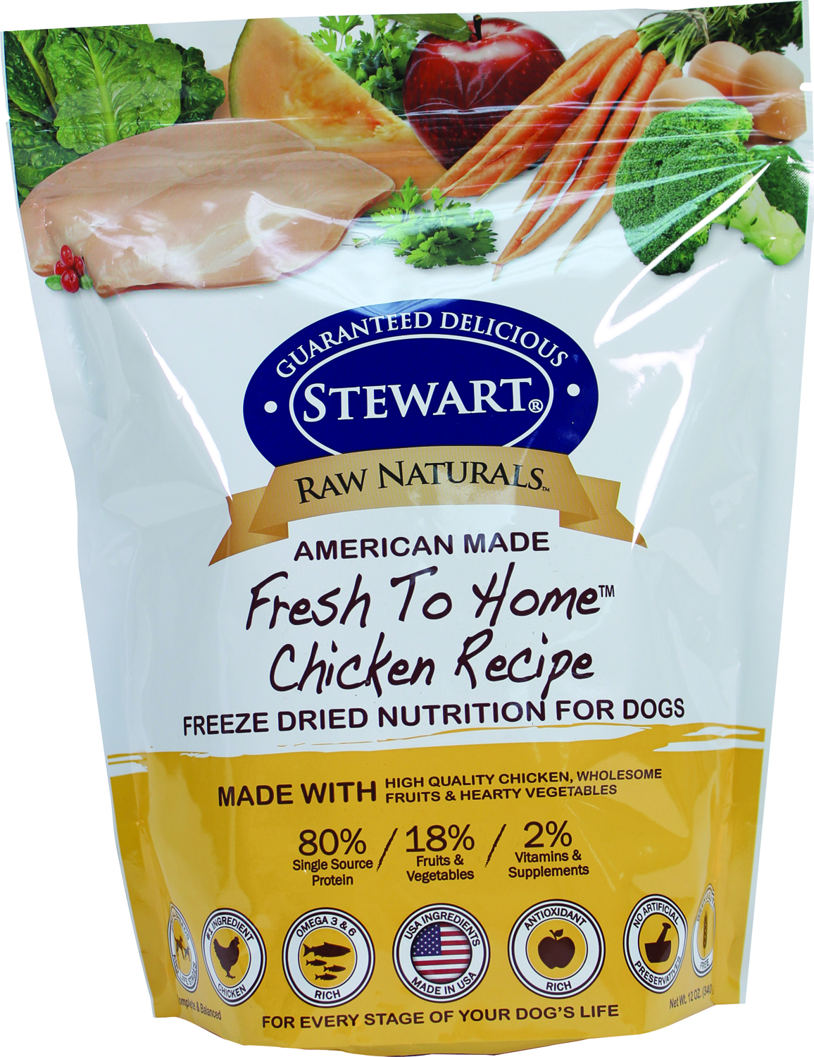 RAW NATURALS FREEZE DRIED DOG FOOD