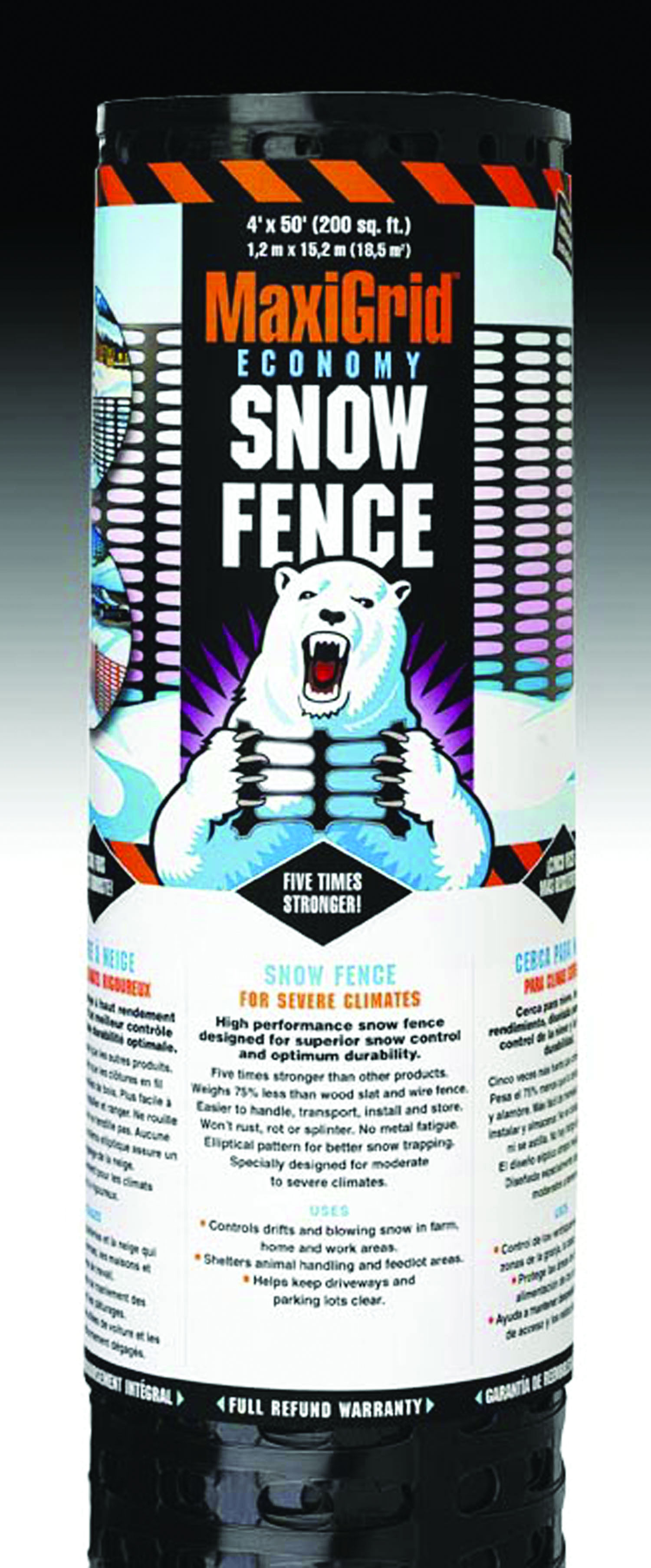 Maxigrid Snow Fence 4' x 50'
