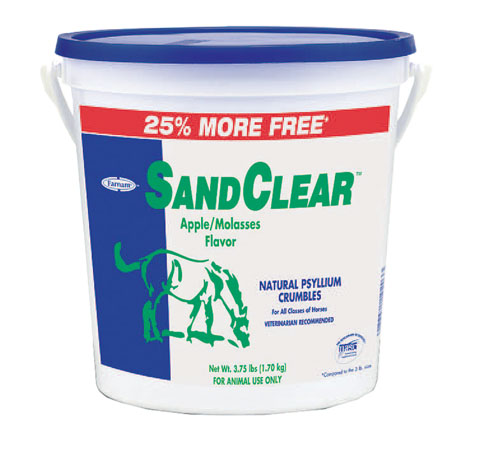 SANDCLEAR PSYLLIUM FIBER FOR HORSES - 25% MORE