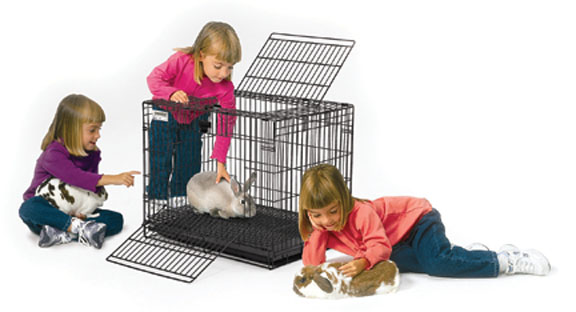 Wabbitat Rabbit Cage - 25" X 19" X 20"