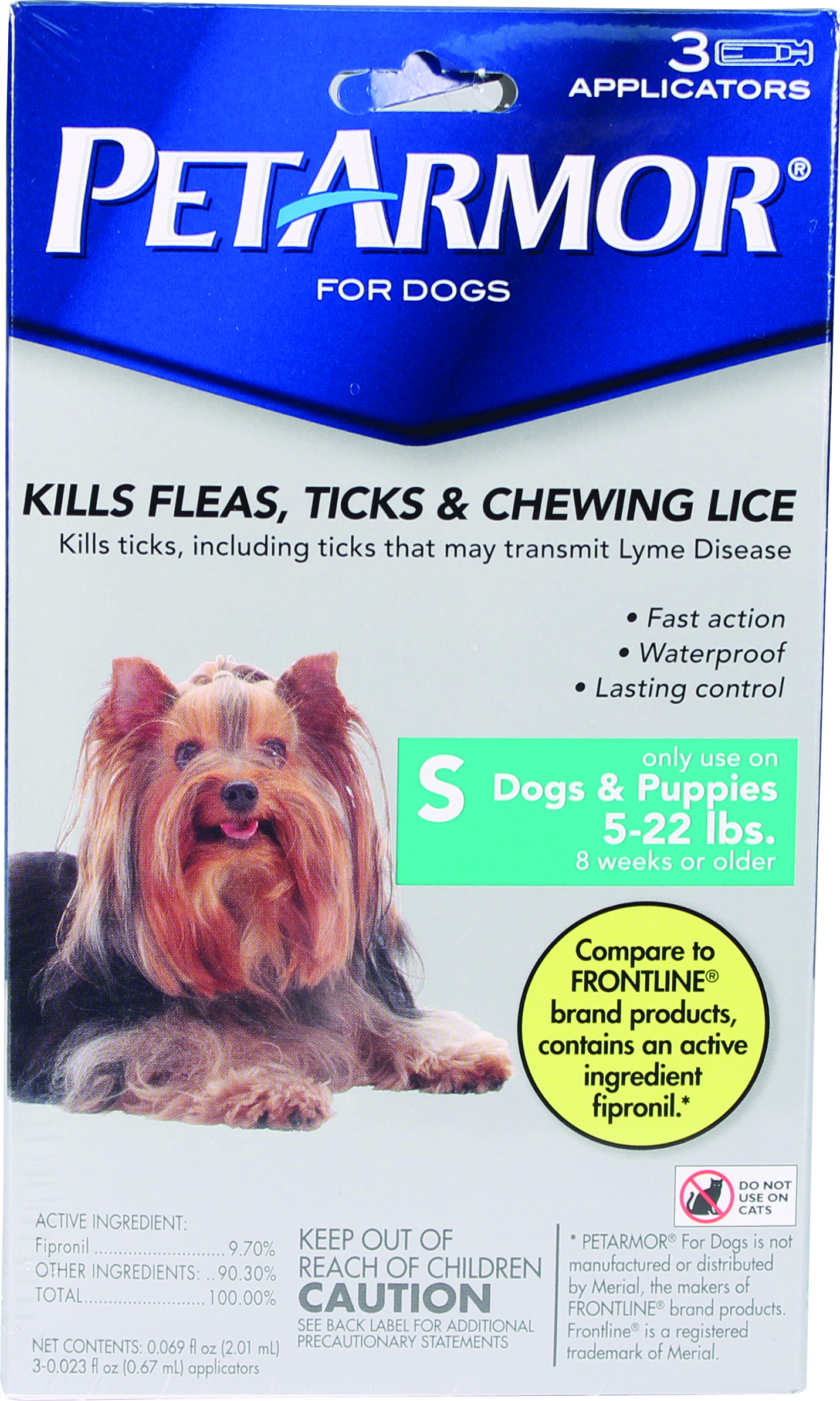 PET ARMOR FLEA & TICK TOPICAL FOR DOGS