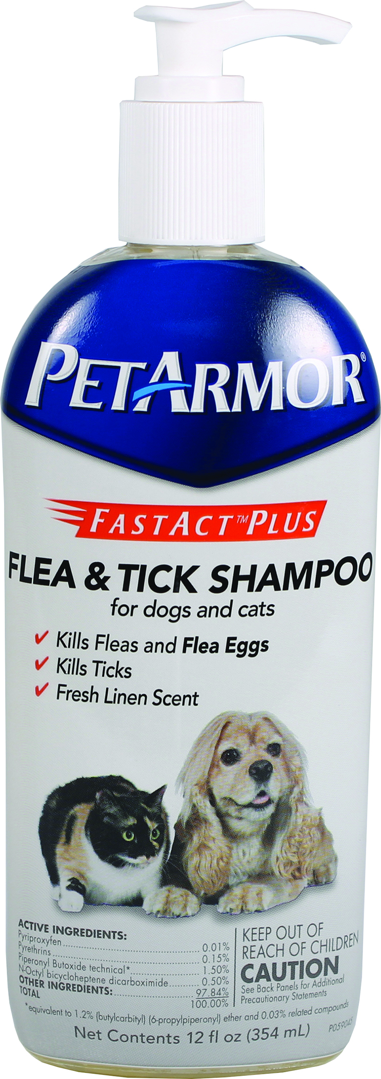 PET ARMOR FASTACT PLUS FLEA/TICK SHAMPOO DOG/CAT