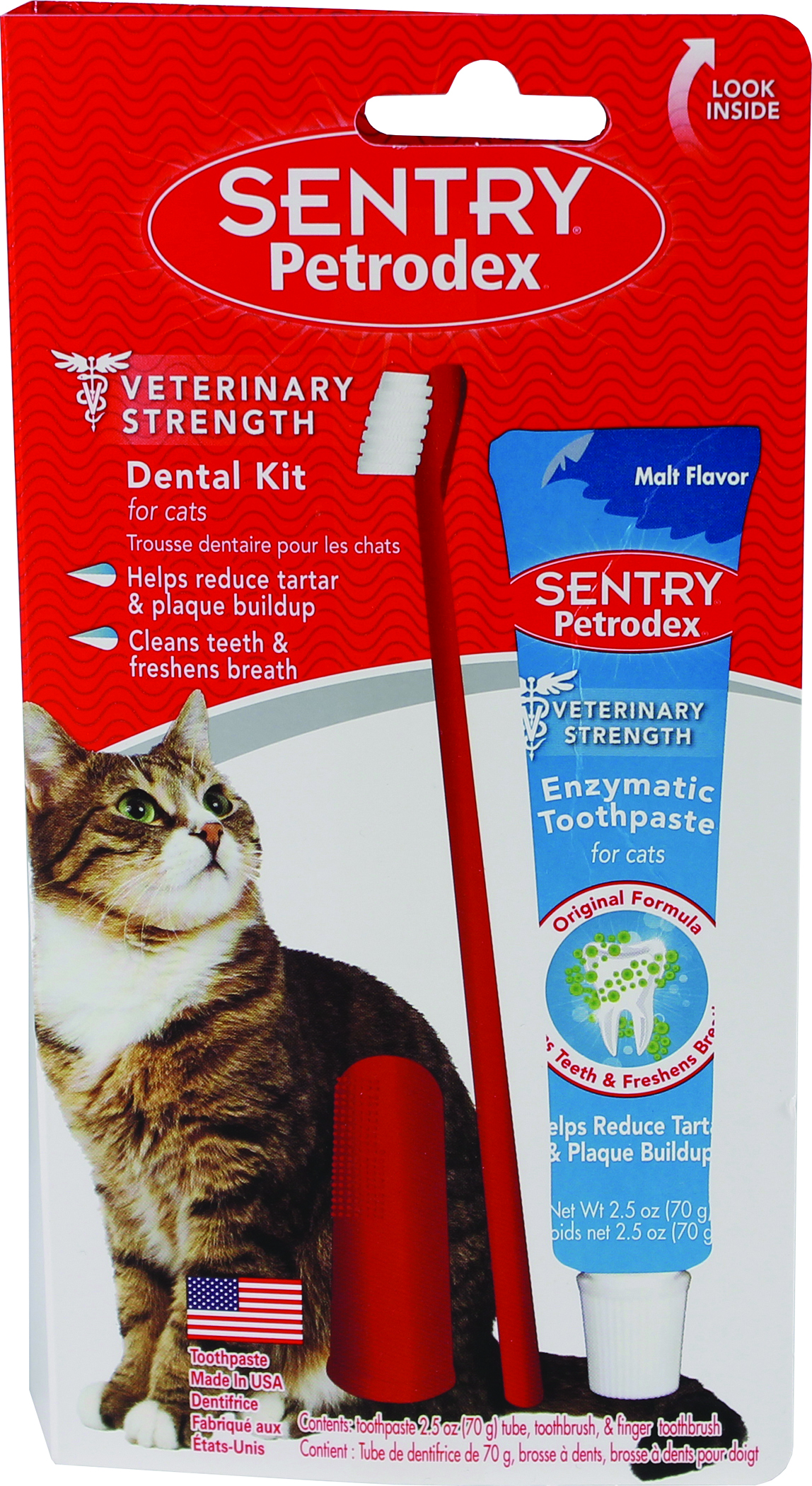 SENTRY PETRODEX DENTAL CARE KIT FOR CATS