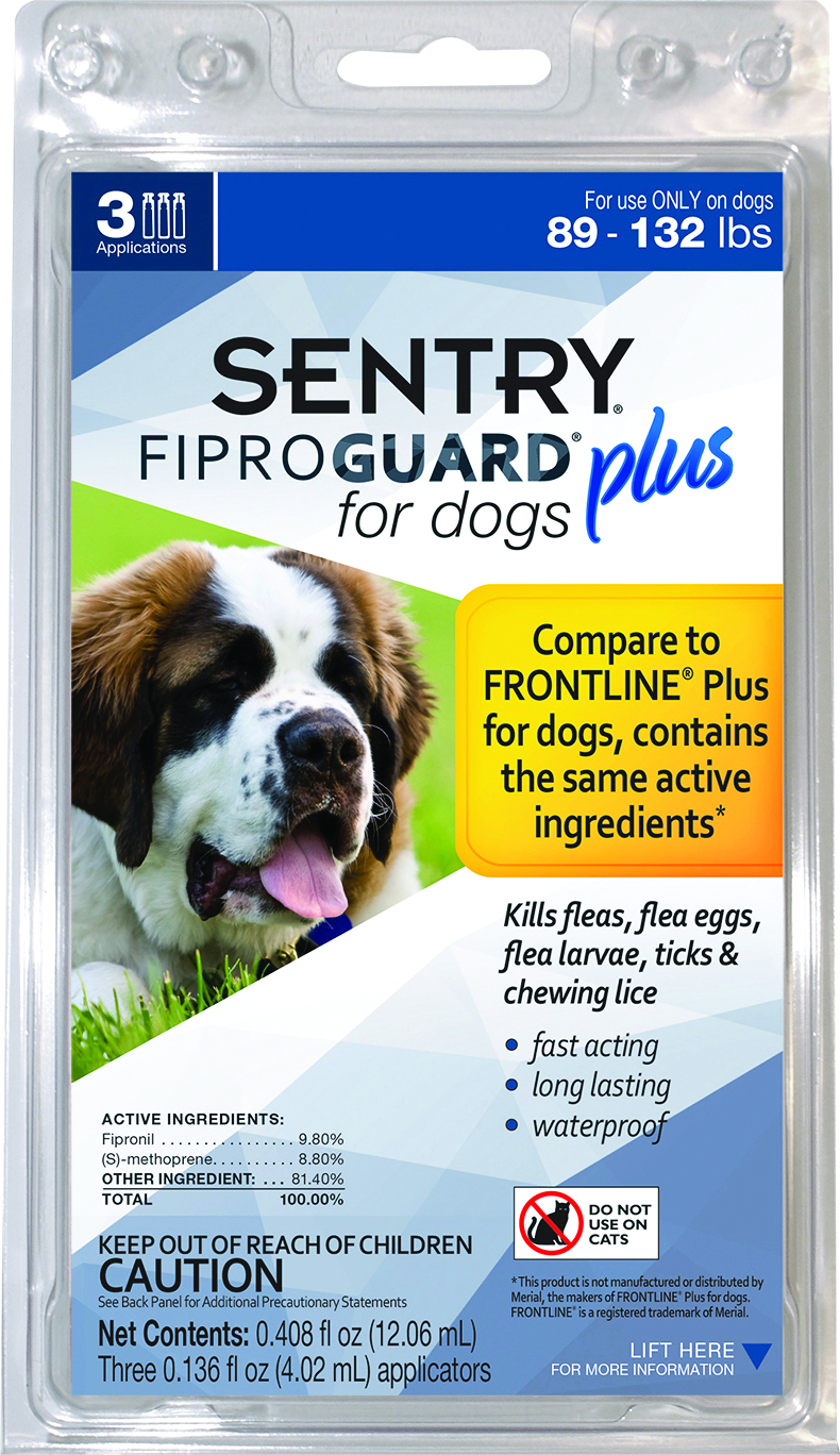 SENTRY FIPROGUARD PLUS DOG FLEA & TICK SPOT-ON