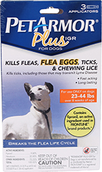 PET ARMOR PLUS IGR FLEA AND TICK TOPICAL FOR DOGS