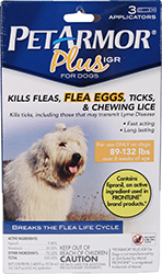 PET ARMOR PLUS IGR FLEA & TICK TOPICAL FOR DOGS