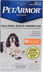 PET ARMOR FLEA & TICK TOPICAL FOR DOGS