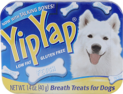 CHOMP YIP YAP DOG BREATH TREAT TIN