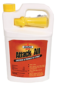 ATTACK-ALL LIVESTOCK AND PREMISE FLY SPRAY