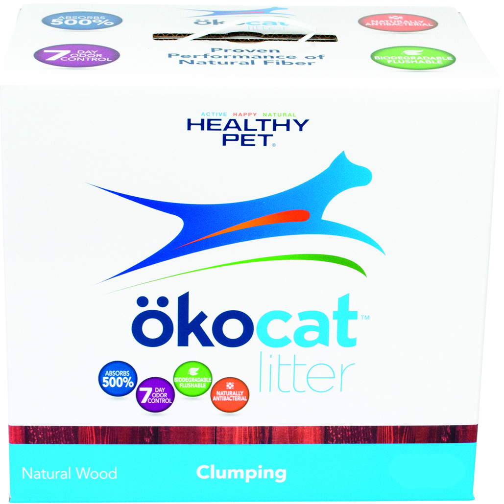 OKOCAT NATURAL WOOD CLUMPING CAT LITTER