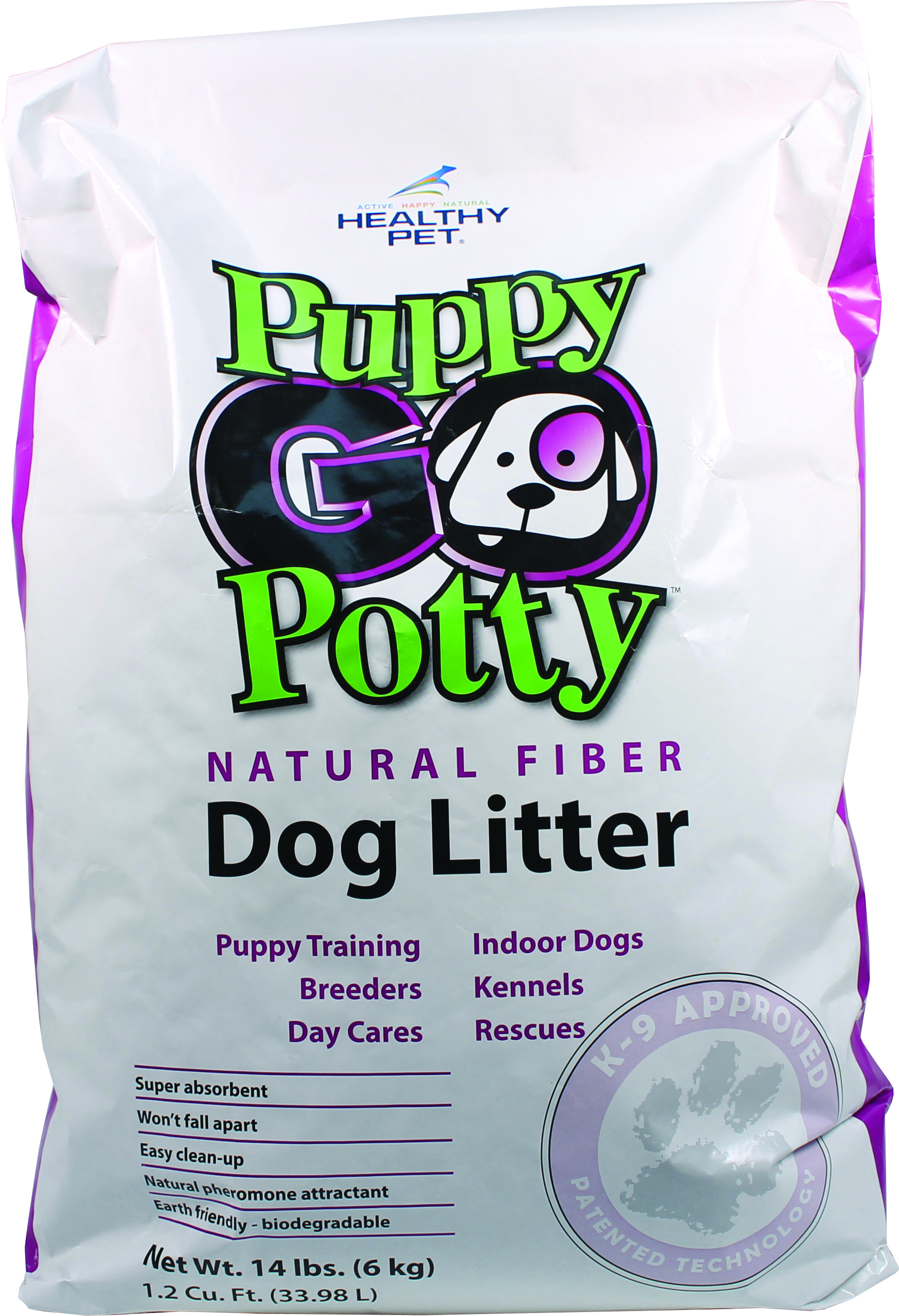 PUPPY GO POTTY NATURAL FIBER DOG LITTER