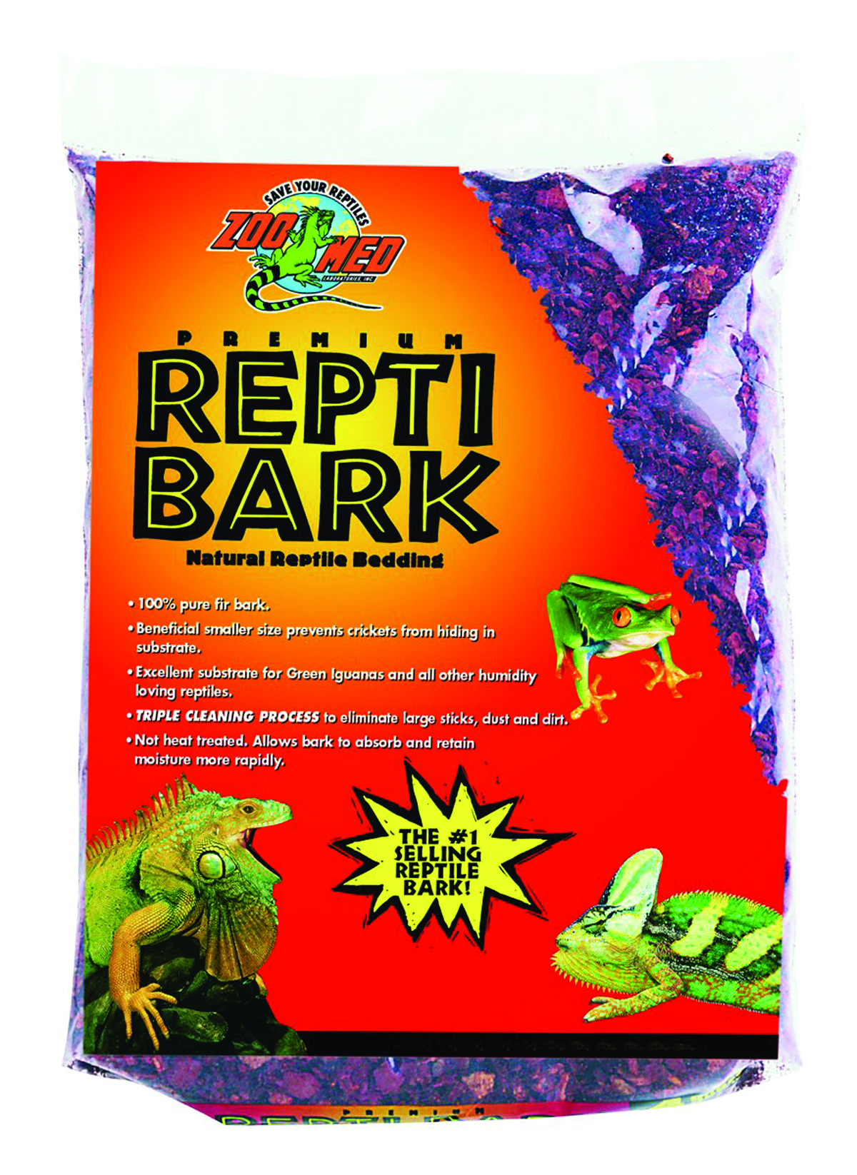 Repti Bark Natural Reptile Bedding  -  24 Qt.