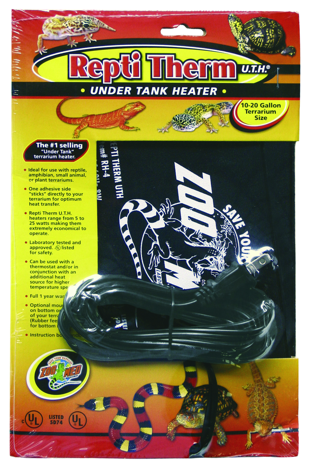 Reptitherm Uth Under Tank Heater - 10-20 Gal