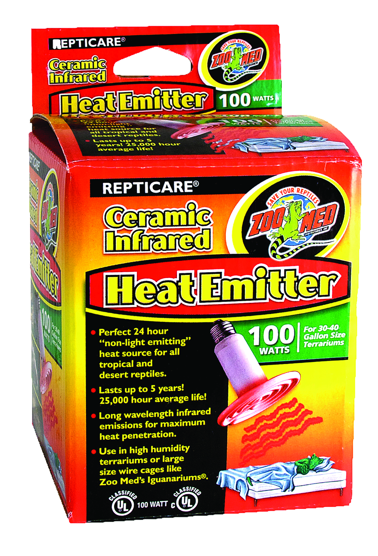 Repticare Ceramic Heat Emitter 100W