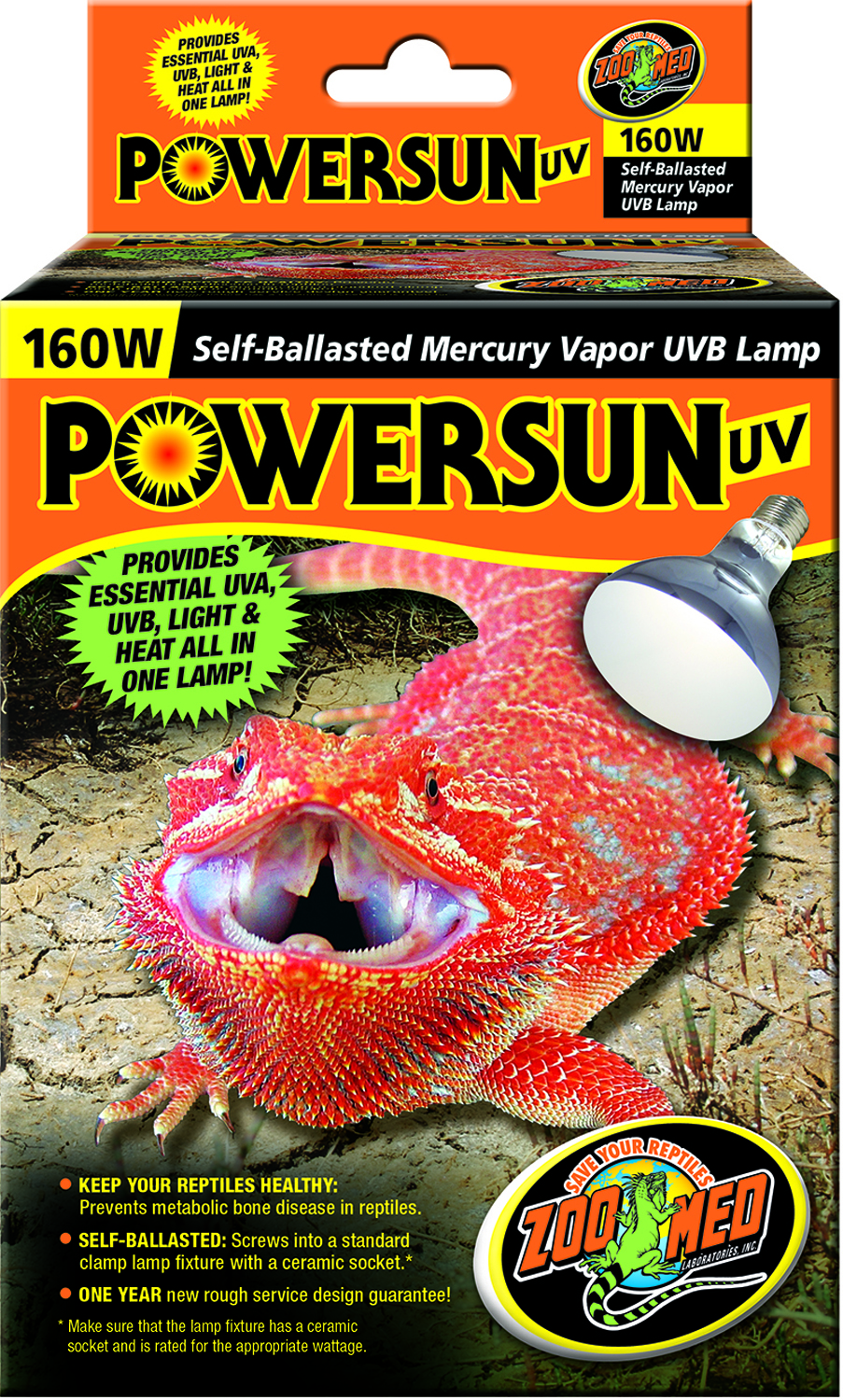 Power Sun UV Flood Lamp - 160W
