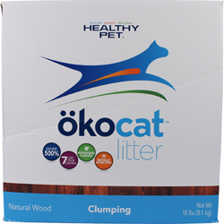 OKOCAT NATURAL WOOD CLUMPING CAT LITTER