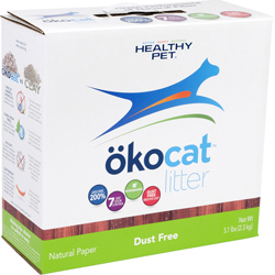 OKOCAT NATURAL DUST-FREE PAPER CAT LITTER