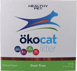 OKOCAT NATURAL DUST-FREE PAPER CAT LITTER