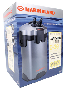 MULTI-STAGE AQUARIUM CANISTER FILTER C-360