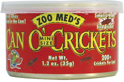 Can O' Mini Crickets - Sz/200
