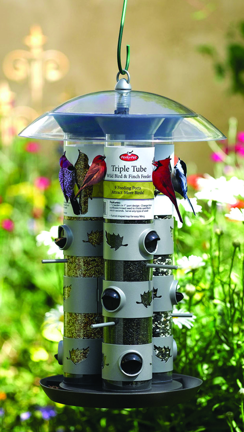 Triple Tube Bird Feeder