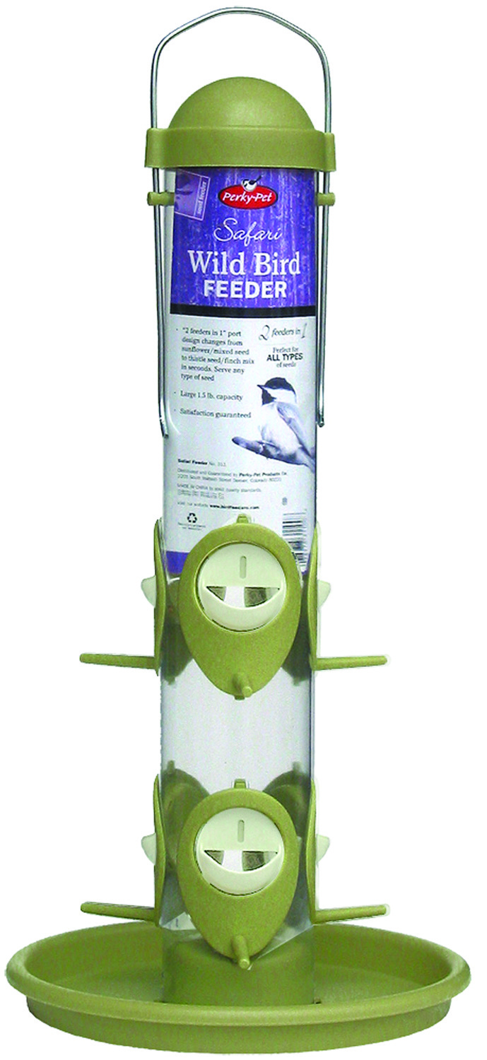Safari Tube Feeder - Green