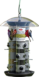 Triple Tube Bird Feeder