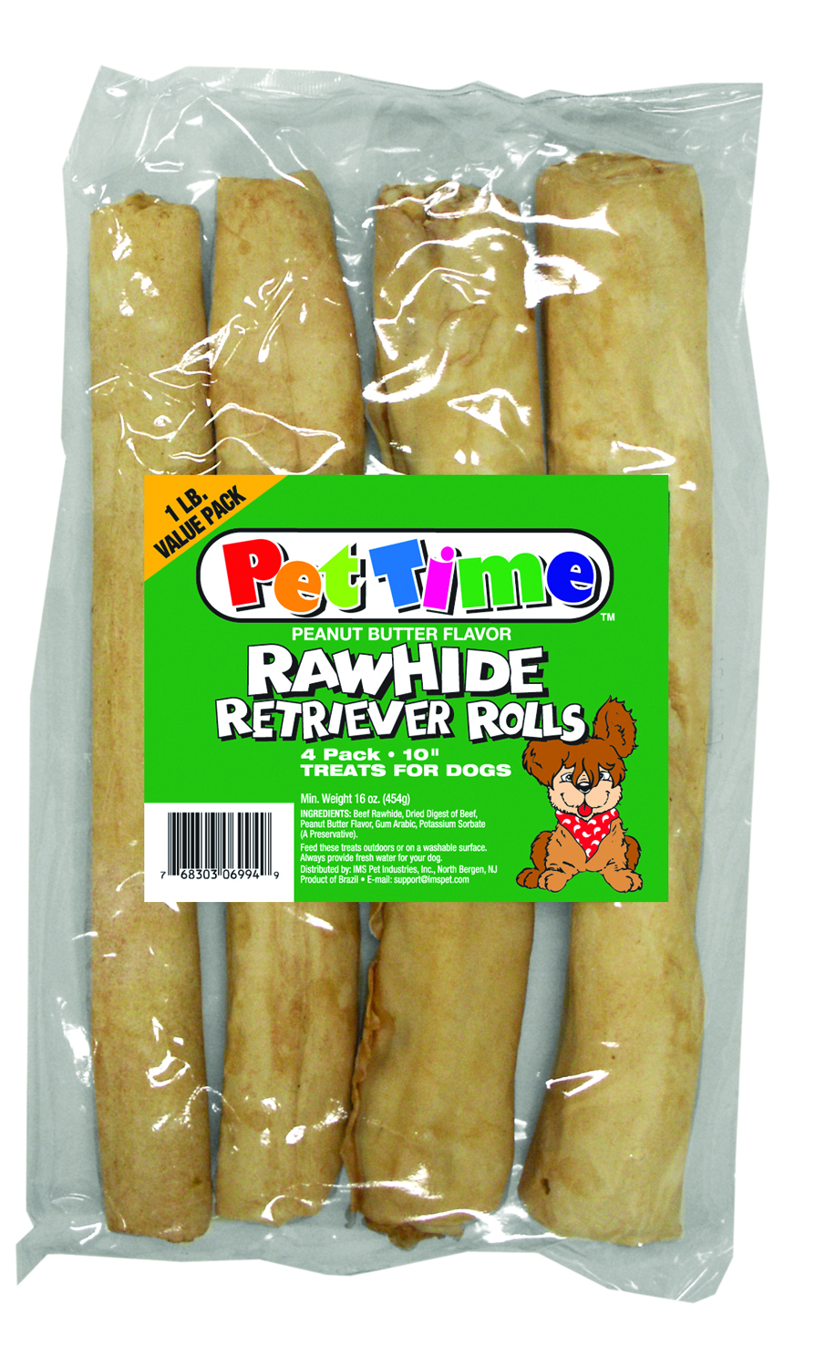 Retriever Roll - Peanut Butter - 10"/1Lb.