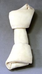 Savory Knotted Rawhide Bone (8-9 In)