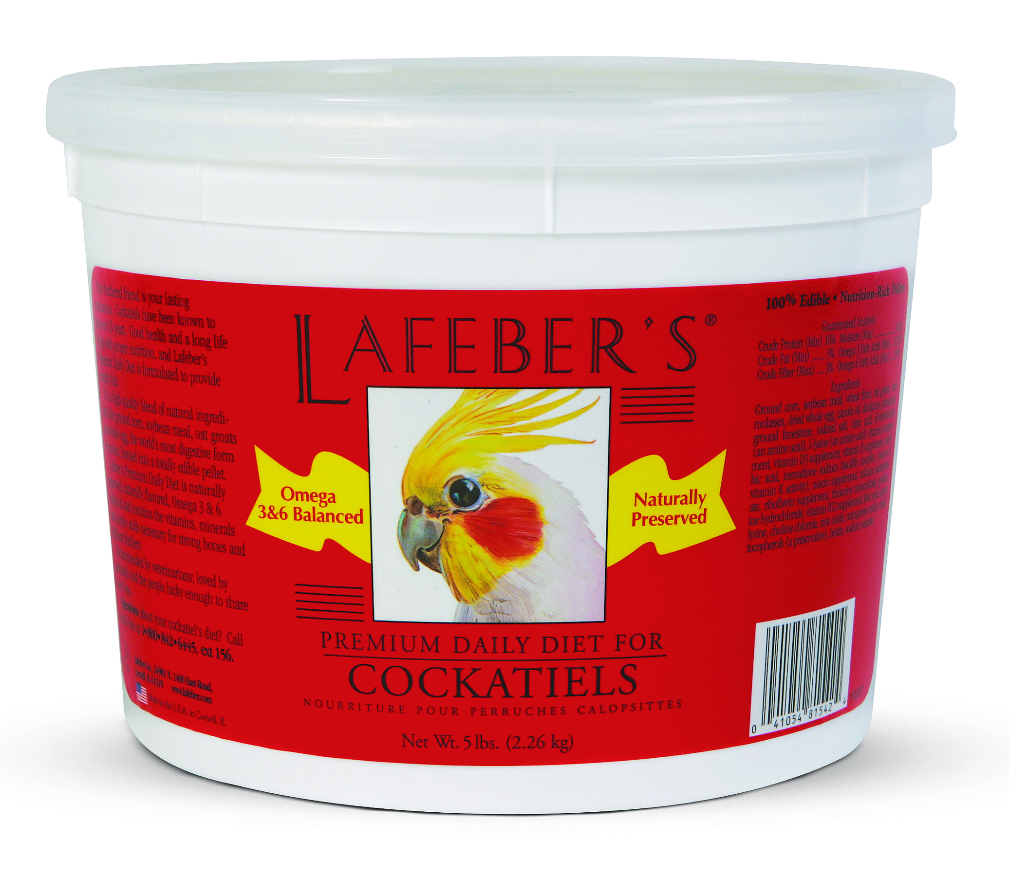 LaFeber's Cockatiel Pellets, 5 lb