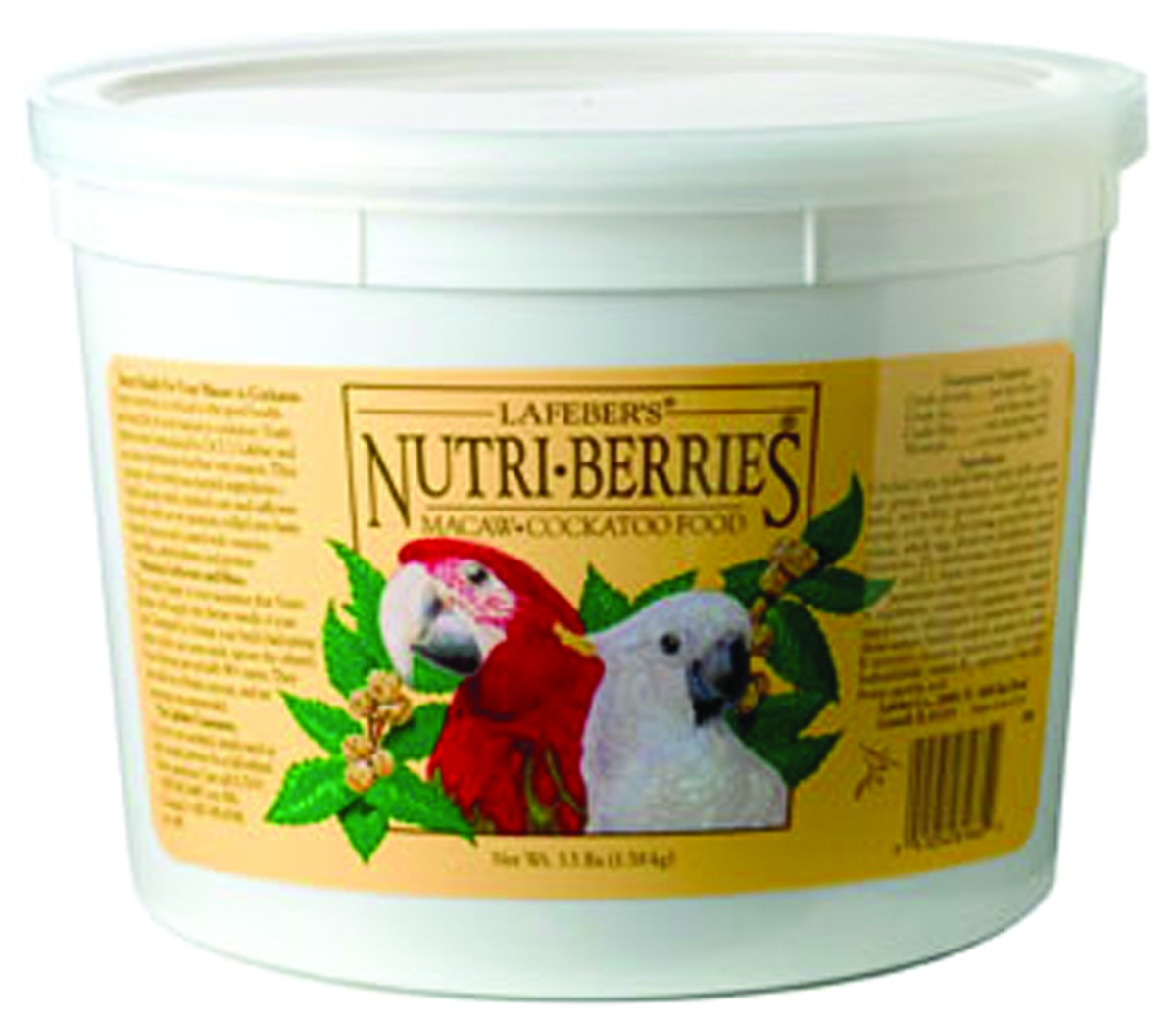 LaFeber's Nutri-Berries MaCaw Food, 3.5lb