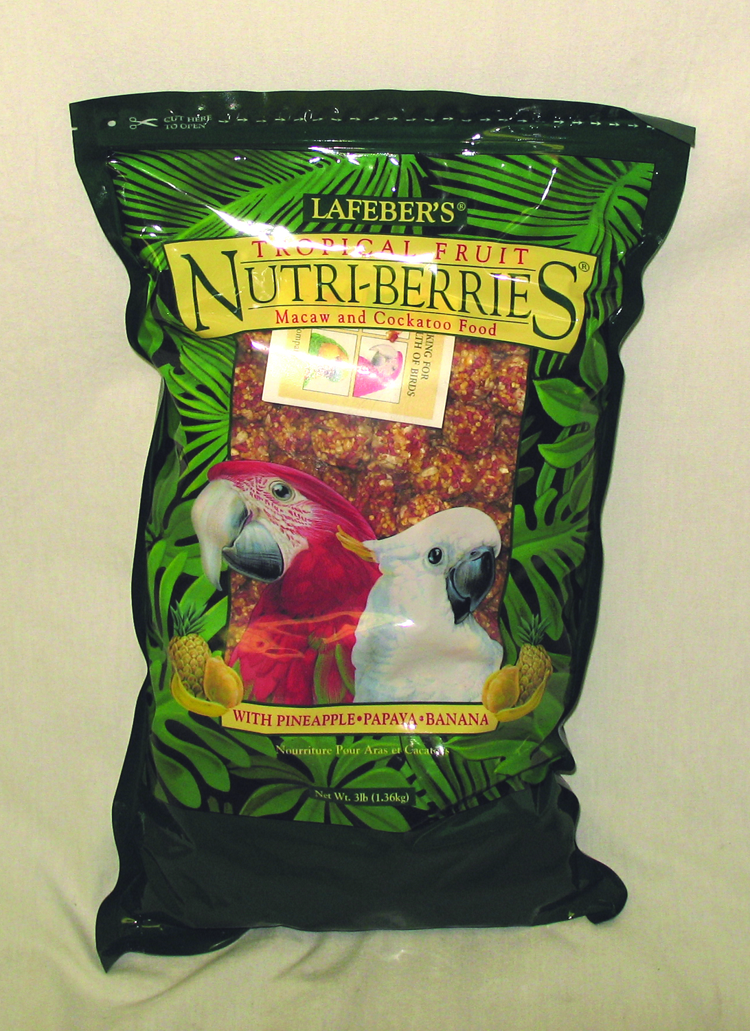 Tropical Fruit Macaw Nutri-Berries, 3 lb