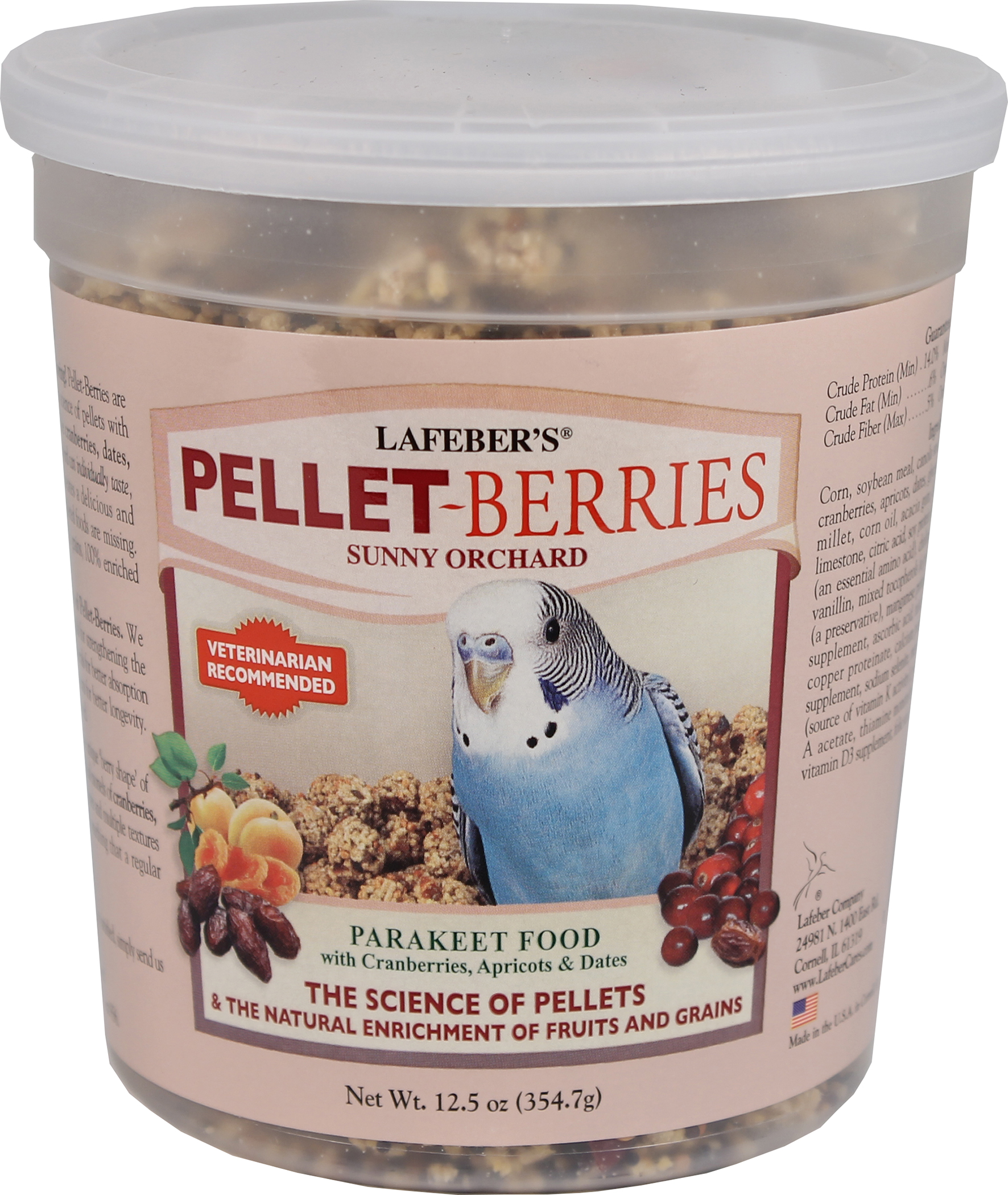 SUNNY ORCHARD PELLET-BERRIES BIRD FOOD