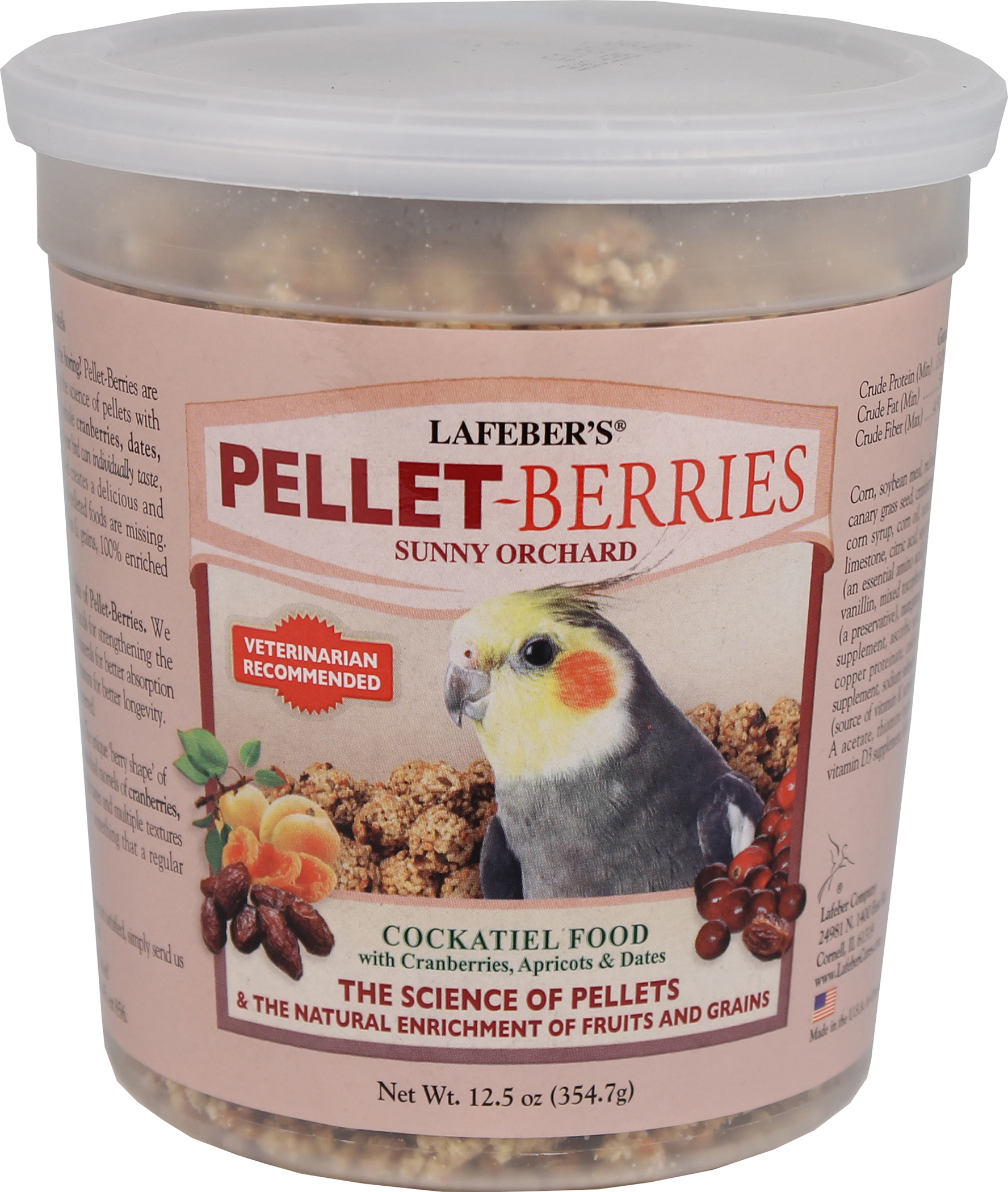 SUNNY ORCHARD PELLET=BERRIES BIRD FOOD