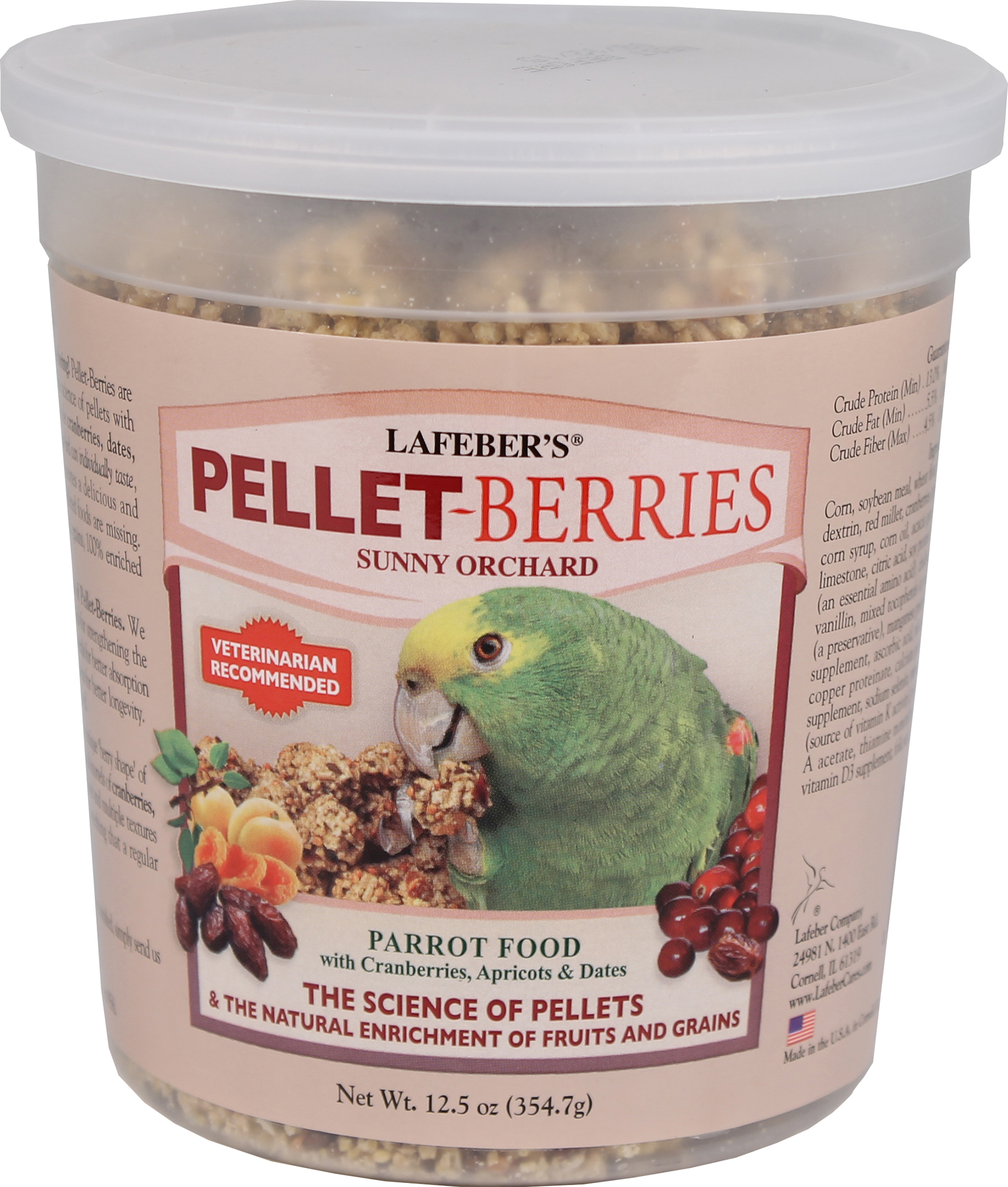 SUNNY ORCHARD PELLET-BERRIES BIRD FOOD