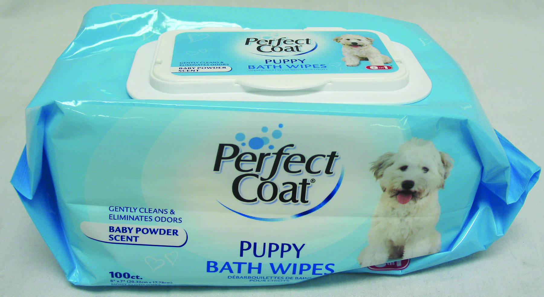 PERFECT COAT BATH WIPES-PUPPY