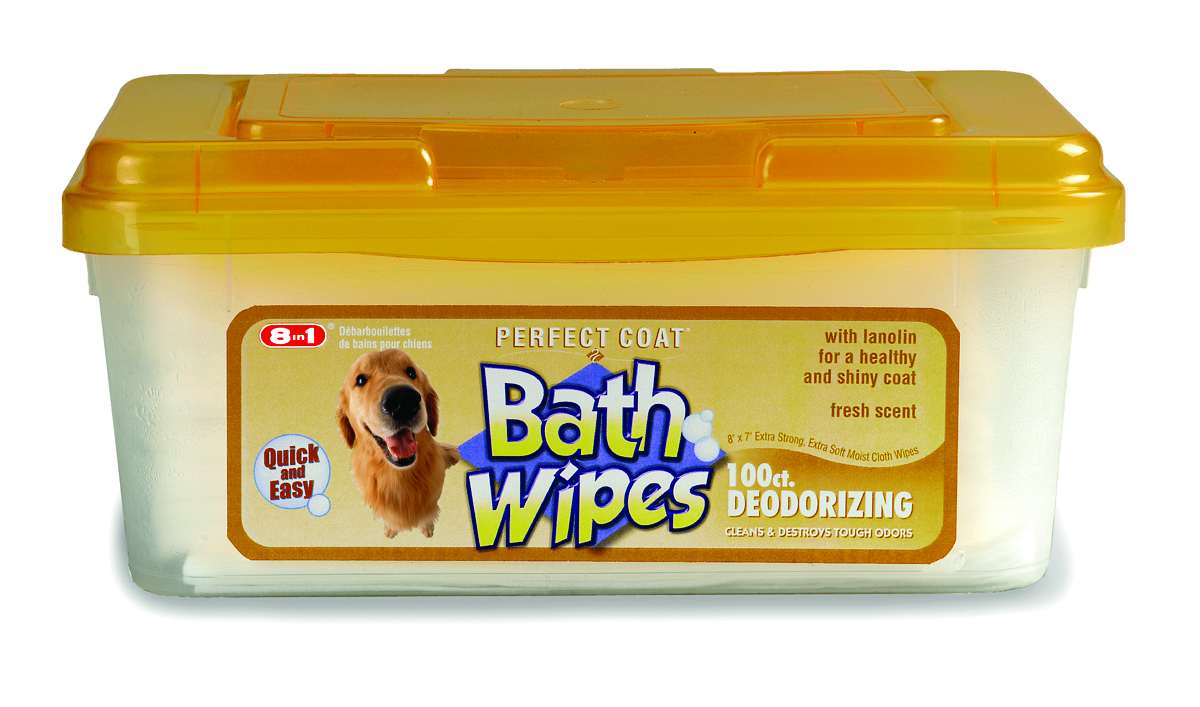 PERFECT COAT BATH WIPES - DEODORIZING