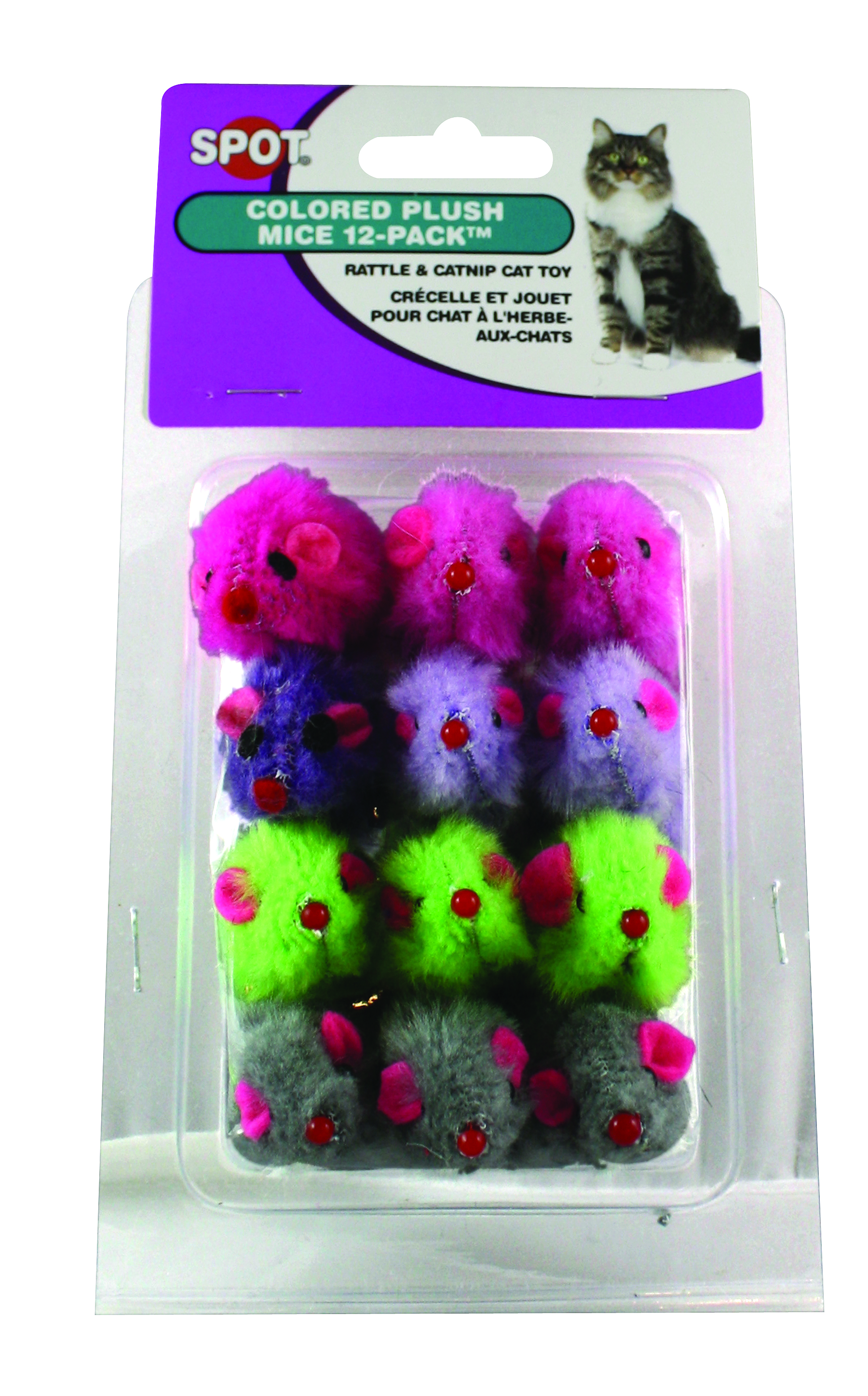 Fur Mice Colored 12Pk