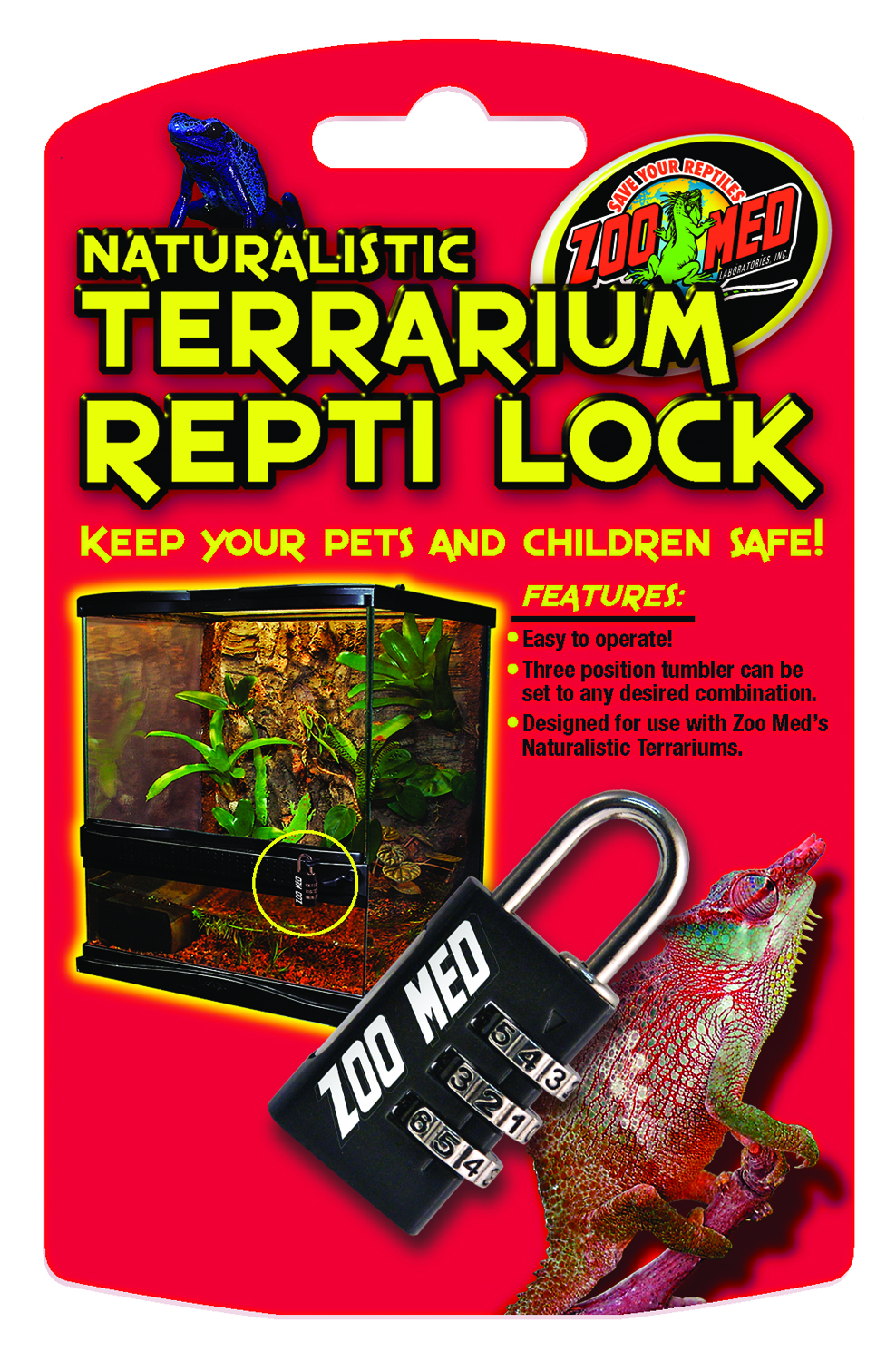 REPTI-LOCK NATURALISTIC REPTILE TERRARIUM