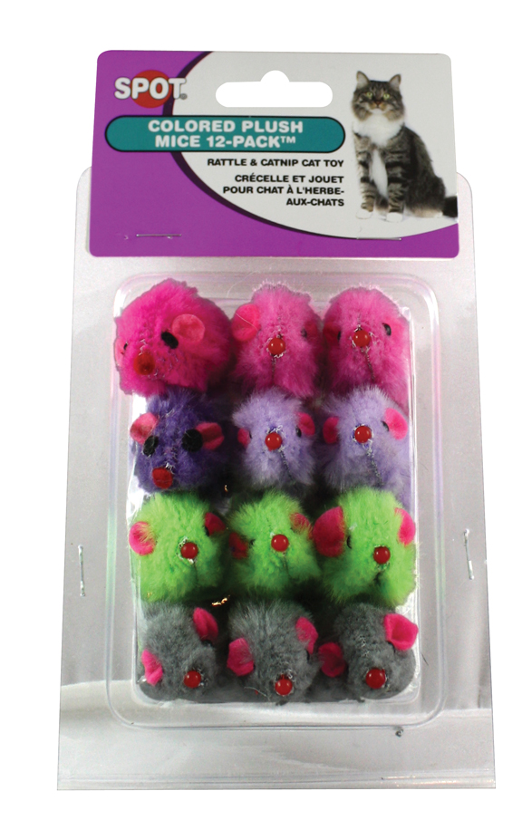 Fur Mice Colored 12Pk