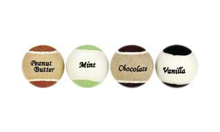 Yummy Ball Flavored Dog Toy - Assorted 4/Pk.