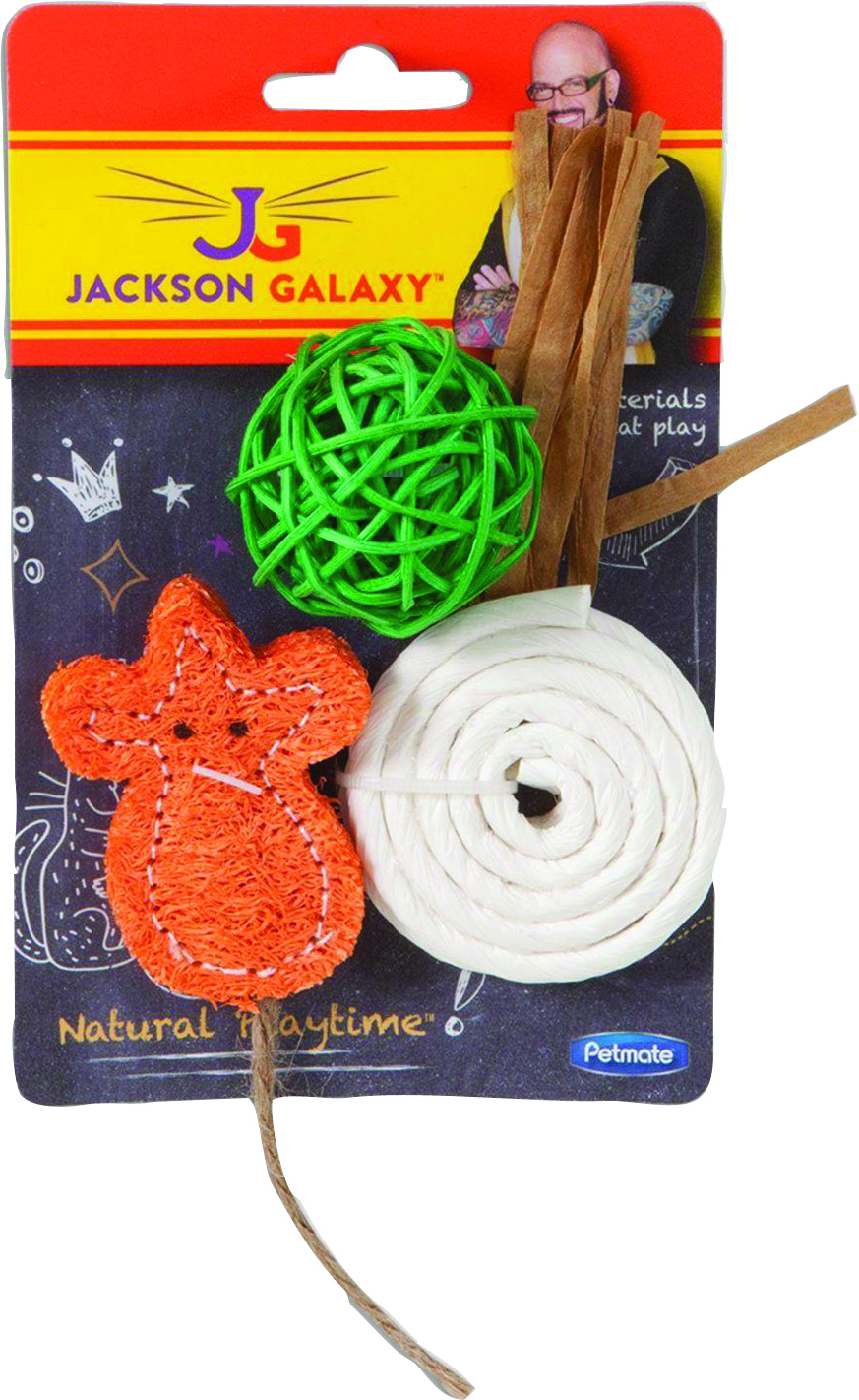JACKSON GALAXY NATURAL PLAYTIME CAT TOY