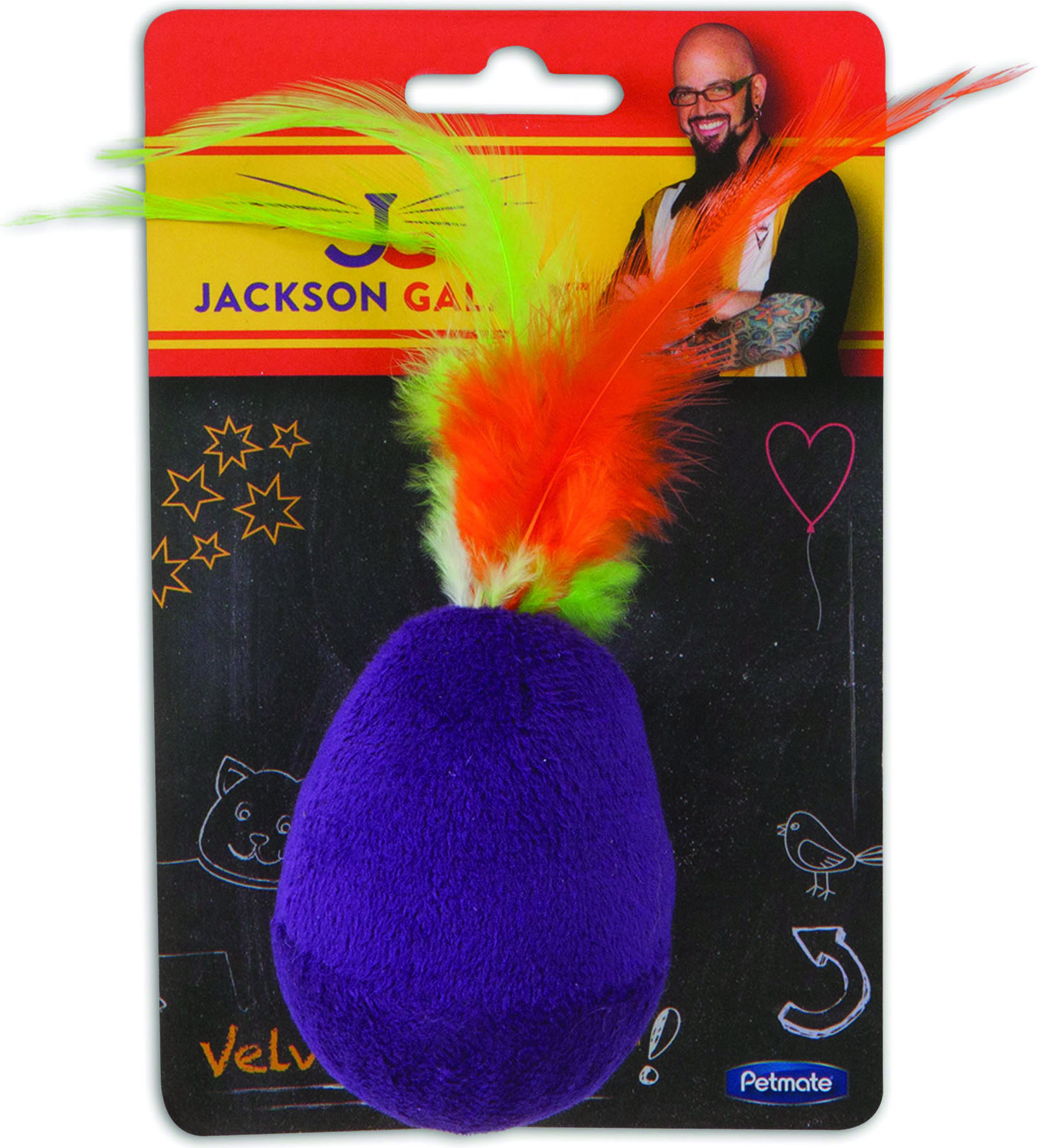 JACKSON GALAXY SOFT VELVET BOBBLER