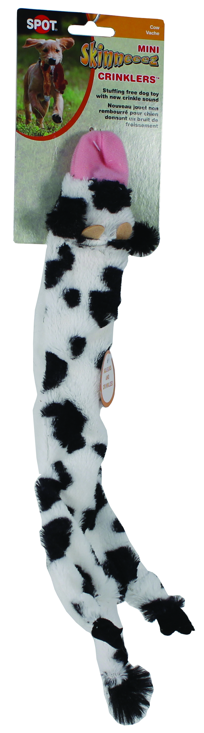 SPOT MINI SKINNEEEZ CRINKLER COW