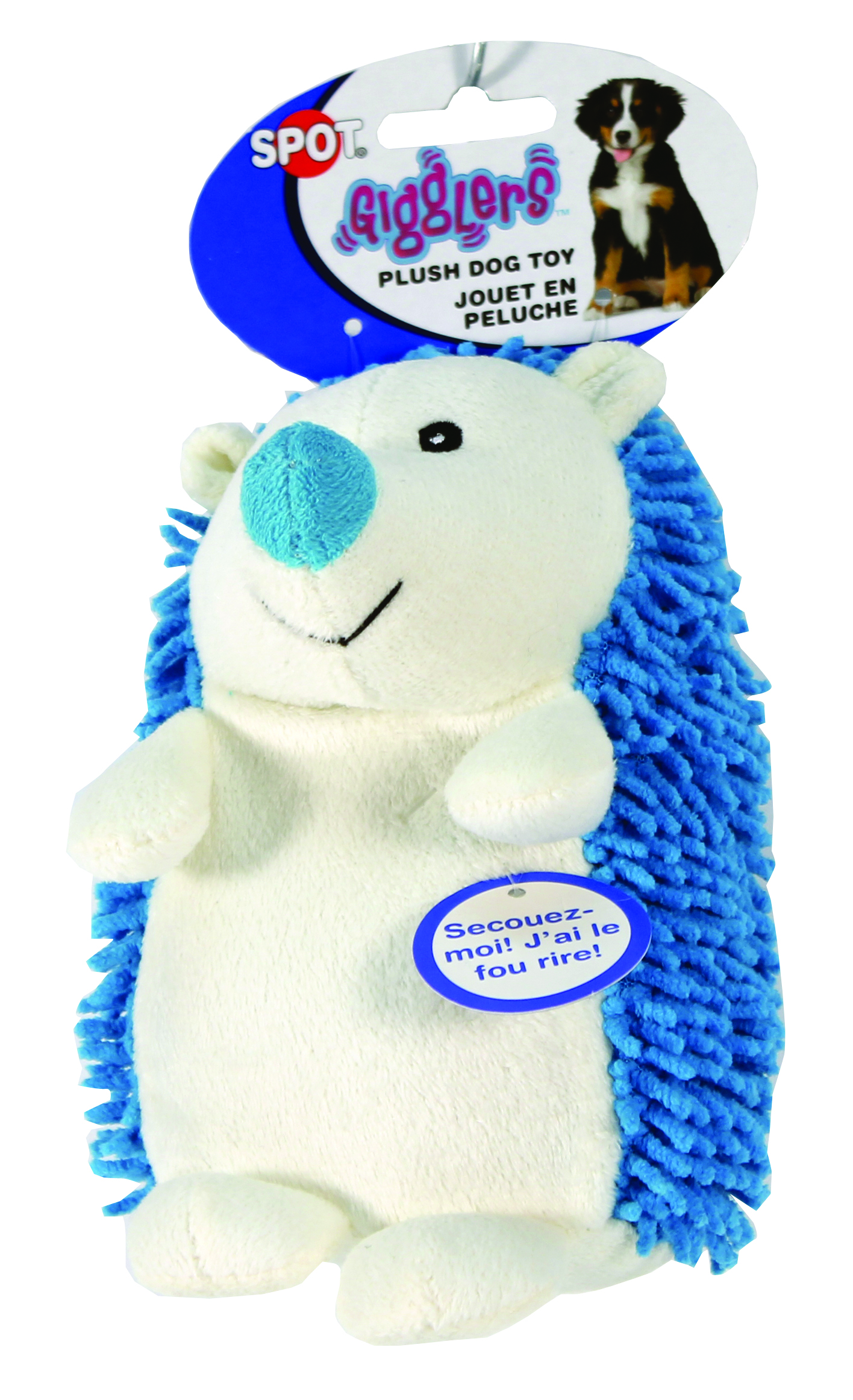 SPOT GIGGLER PLUSH HEDGEHOG DOG TOY