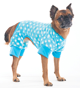 COZY FLEECE SLEEPER DOG PAJAMAS