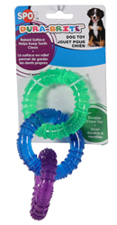 SPOT DURA-BRITE TRIPLE RING DOG TOY