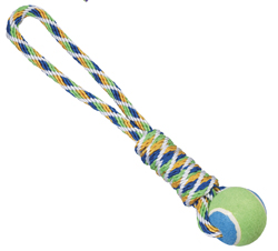 SPOT RAINBOW TWISTER TENNIS BALL TUG