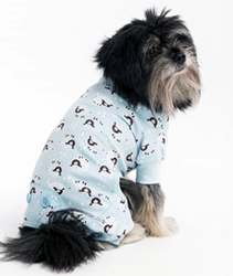 LAMB PRINT DOG PAJAMAS