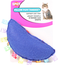 PILLOW PUFF TABBIE CATNIP CAT TOY